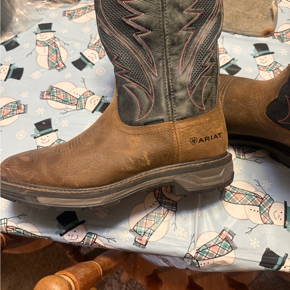 Ariat Black and Blue Work Boots